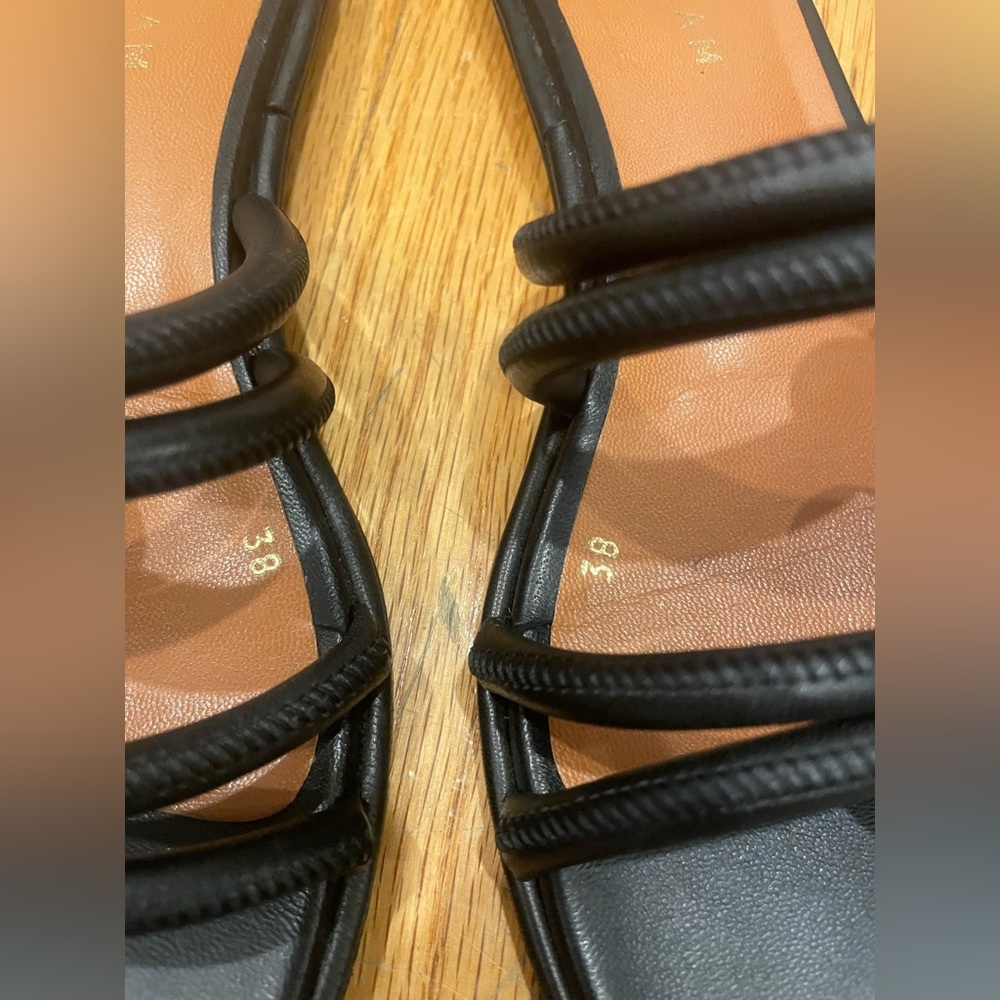 Derek Lam Black Knotted Sandals - Picture 3 of 5